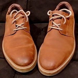 Clark's brown oxford shoes